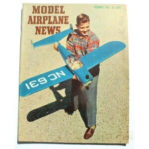 Vintage December 1952 Model Airplane News Aviation Magazine - Winnie Mae Pelican